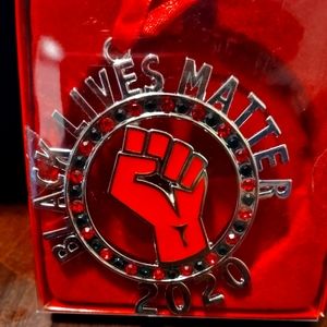 BLM Klikel Christmas Ornament 2020 - BLM Ornament - Black Lives Matter - Silver